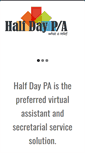 Mobile Screenshot of halfdaypa.com.au